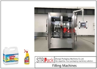 Stainless Steel Otomatis Deterjen Pemutih Toilet Mesin Pengisi Botol Anti Korosif