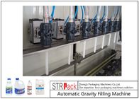 Mesin Pengisian Botol Gravitasi Otomatis Untuk Pembersih Toilet / Cairan Korosif 500ml-1L