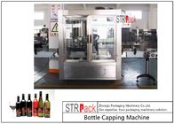 Rotary Crimping Electric ROPP Capping Machine 6 Kepala Untuk Botol Tutup Aluminium
