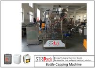 Pneumatic Plastic Jerry Can Capping Machine Dengan Struktur Tipe Linier 750pcs / Jam