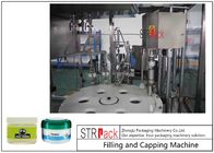 10g-100g Lotion Cream Jar Filling Dan Capping Machine Untuk Industri Kosmetik