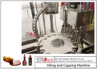 8 Kepala Sirup Otomatis Mengisi Dan Mesin Capping Untuk Lini Produksi Farmasi