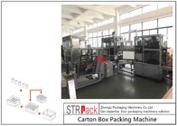 Mesin Pengemasan Kotak Karton Industri Otomatis Kapasitas Besar Untuk Botol / Kaleng