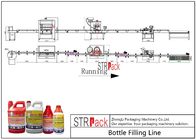 Jalur Pengisian Botol Kimia Agro / Mesin Pengisi Cairan Farmasi Kinerja Stabil