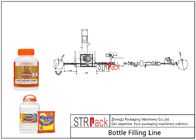 Jalur Pengisian Botol Industri / Jalur Pengisian Bubuk Cuci Dengan Motor Servo Dan Layar Sentuh
