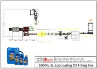 Jalur Pengisian Botol Efisiensi Tinggi 500ML - Jalur Pengisian Minyak Pelumas 5L