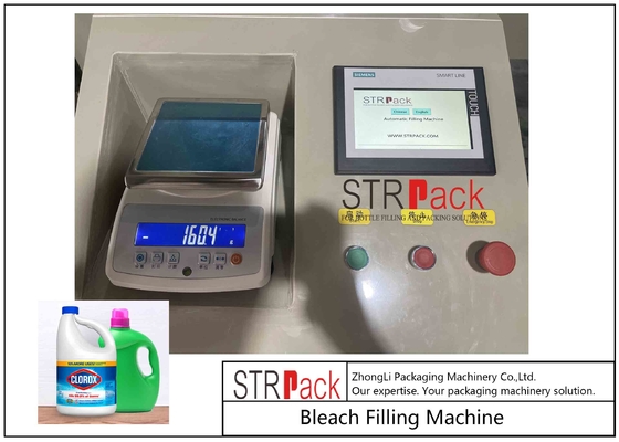 Gravity Filling Mesin Pengisi Cairan Korosif Otomatis dengan Volume Pengisian yang Dapat Disesuaikan & Pengisian Berkecepatan Tinggi