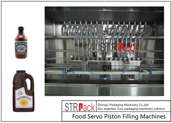 Tingkat Kebisingan Mesin Pengisi Pasta ≤70dB Dengan Dimensi 1000 * 800 * 1800mm 30 - 50 Botol / Min