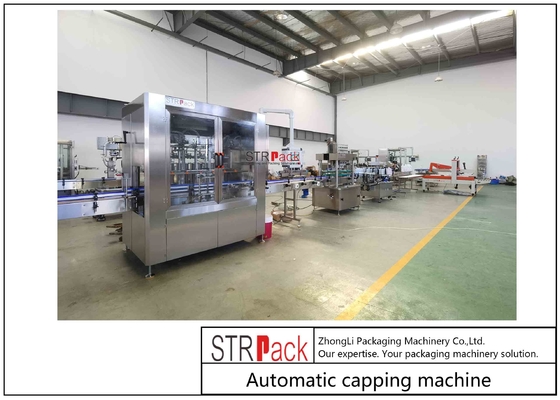 Mesin Capping Otomatis Stainless Steel 1000 * 800 * 1500mm 220V / 380V