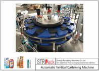 PLC Control Pneumatic Vertical Cartoning Machine Untuk Botol Kecepatan Tinggi 60BPM