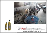 Mesin Pelabelan Stiker Botol 20-120 BPM Untuk Botol Persegi Minyak Zaitun Perawan