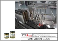 Mesin Pelabelan Lem Dingin Botol Timah Dengan Kertas Lem Basah Untuk Botol Minyak Nabati Bulat