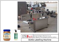 Mesin Pelabelan Botol Kosmetik Bulat Kapasitas 100 BPM Dengan Kontrol Layar Sentuh