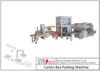 Mesin Pengemasan Kotak Karton Industri Otomatis Kapasitas Besar Untuk Botol / Kaleng