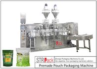 Biji Kelor Bubuk Premade Pouch Packaging Machine Untuk Doypack / Zipper Bag