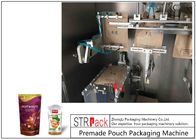 Mesin Pengemas Kacang Kontrol MCU / Stand Up Pouch Filling Sealing Machine Untuk Kacang Tanah