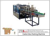 Liquid Filling Line Carton Packing Machine Untuk Kemasan Karton Botol Bulat 250ML-2L