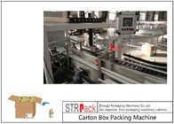 Liquid Filling Line Carton Packing Machine Untuk Kemasan Karton Botol Bulat 250ML-2L