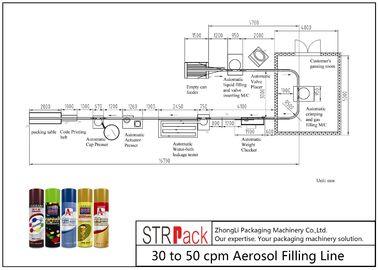 Mesin Pengisian Dan Capping Cair 0.75KW / Cat Aerosol Dapat Mengisi Mesin
