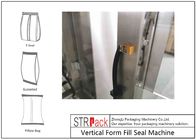 350g Mesin Pengemas Bubuk Bentuk Vertikal Isi Segel 80 Tas / Min Dengan Mesin Pengisi Bubuk Auger