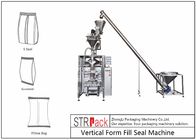 Kopi Bubuk Mesin Pengemas Otomatis Vertikal 50 Bags / mnt Auger Filling Machine
