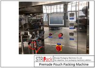 300ml-3L Liquid Premade Pouch Packing Machine Untuk Tas Doypack Daya 1,5 KW
