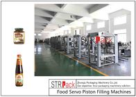 Servo Motor Driving Linear Piston Filling Machine Untuk Saus Jamur Shiitake