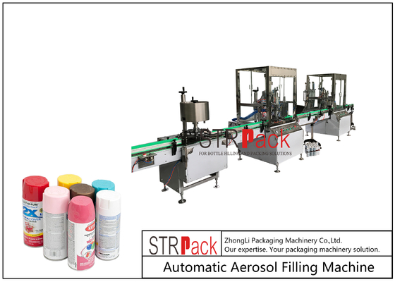 5m3/Min 560ml Mesin Pengisian Aerosol Cat Semprot 3600cans/H
