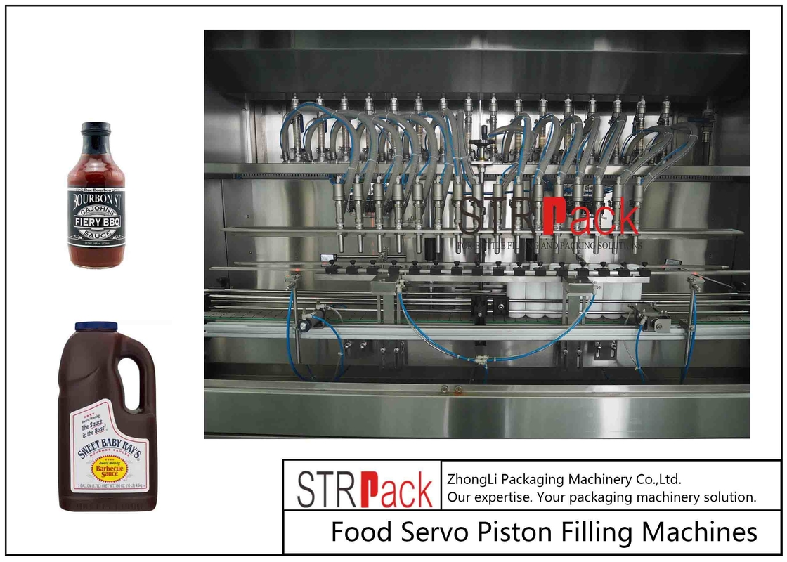 Tingkat Kebisingan Mesin Pengisi Pasta ≤70dB Dengan Dimensi 1000 * 800 * 1800mm 30 - 50 Botol / Min